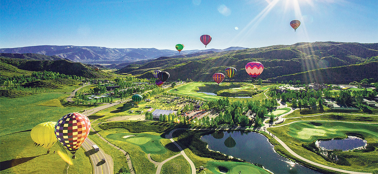 Hot Air Balloon Festival in Snowmass Colorado